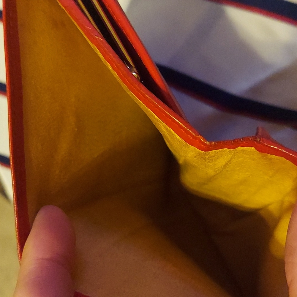 Gorgeous Gucci wallet red horseshoe, vintage mid 80's ♥ - Picture 7 of 14